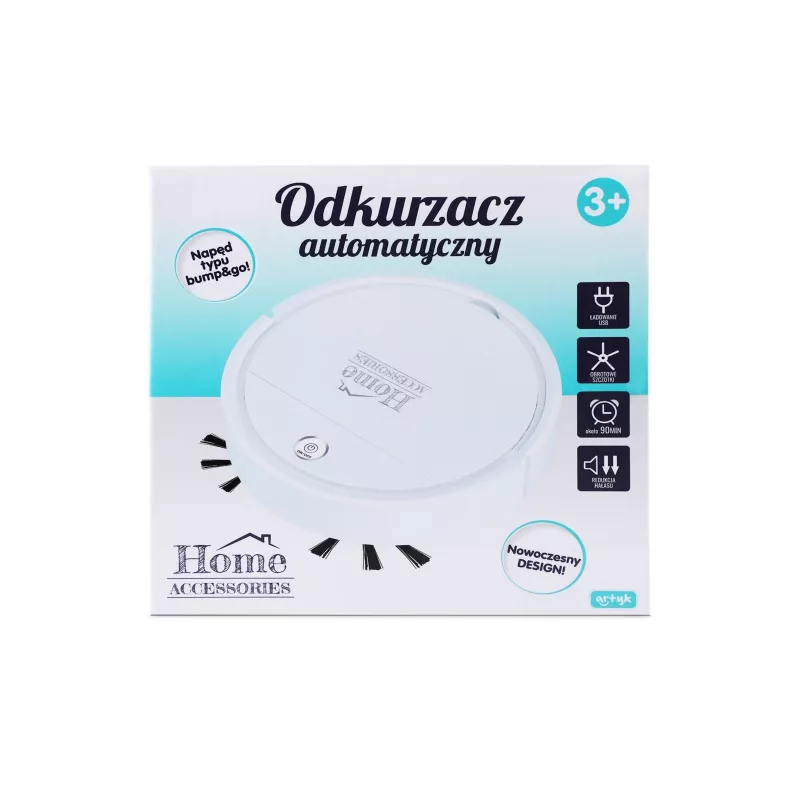 Robotreiniger Artyk 171024 compact ontwerp sterke zuigkracht