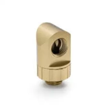 BitsPower 90° draaiverbinder Artemis BPM-AT90R Gold — haakse aansluiting voor waterkoeling