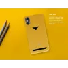 VixFox telefoonachterkant voor iPhone 7/8 Plus, mosterdgeel, harde beschermhoes