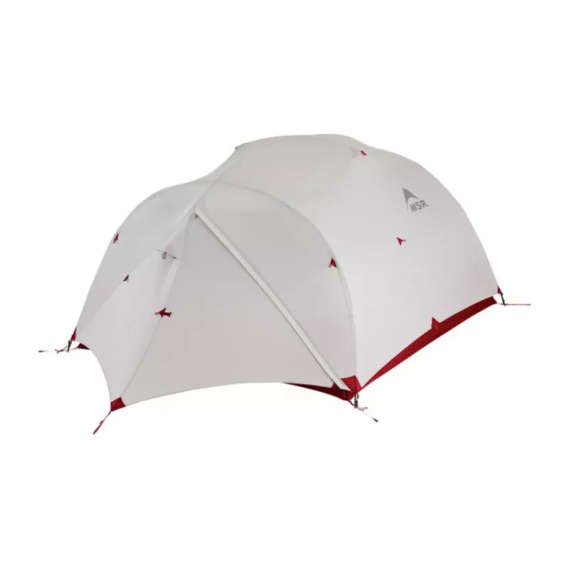 MSR Mutha Hubba NX Tent voor 3 personen, Grijs, Rood
