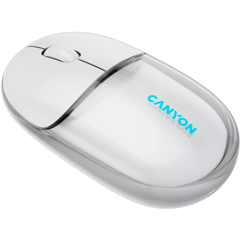 CANYON muis OnClick 24 BT/ draadloos transparant/wit