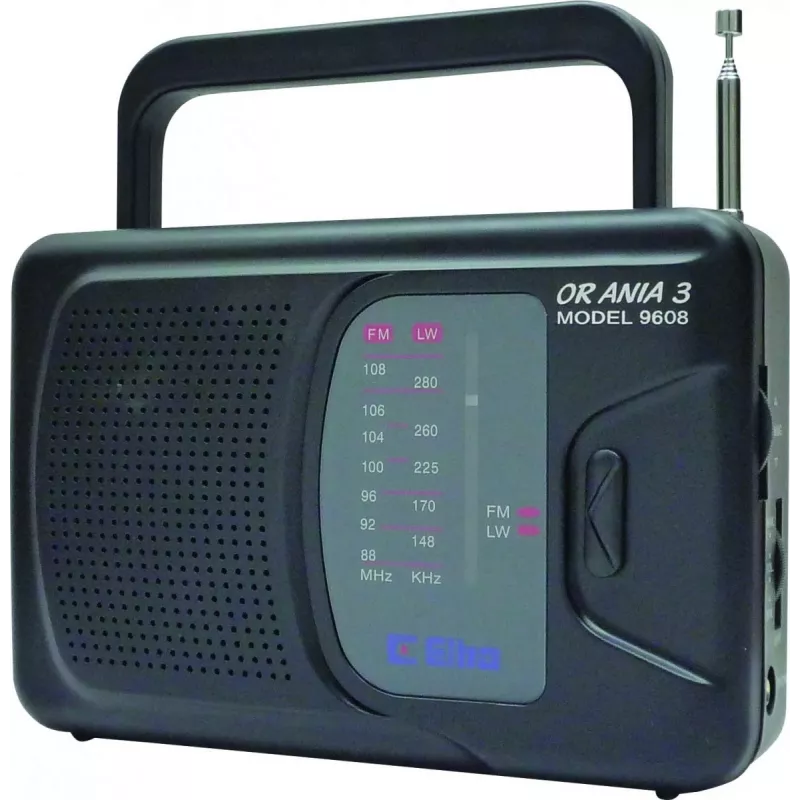 Radio net- en batterijvoeding FM, LW Eltra Ania