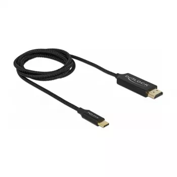 Videokabeladapter DeLOCK 84904 USB Type-C naar HDMI 1m zwart