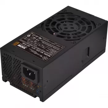 SilverStone TFX Series SST-TX300 - voeding (intern) - TFX12V / ATX12V 2,4 - 80 PLUS Bronze - AC 100-240 V - 300 watt - actieve PFC - zwart (SST-TX300)