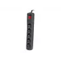 Overspanningsbeveiliging NATEC NSP-1715 zwart 5 AC-stopcontacten 5 m