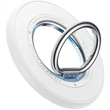 SODI dubbelzijdige magnetische ringstandaard BM-350 wit compatibel met MagSafe