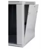 SOMI Networks | 22U, 19 inch netwerk-wandkast | 22U-60/60FPC | grijs | met glazen deuren; ongemonteerd | diepte: 60 cm