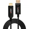 Lindy 30 m glasvezel hybride DisplayPort 1.2 naar HDMI 18G kabel