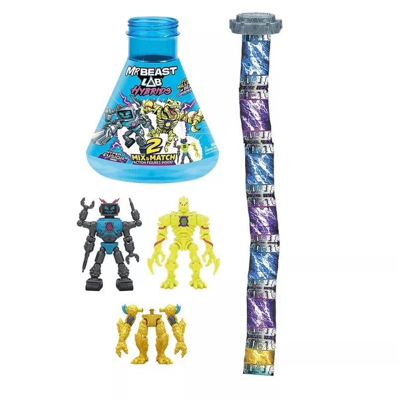 Actiefiguren Cobi Mr Beast Lab Hybrydy multipack – verzamelset van Cobi (MO-24903)