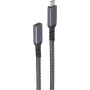 shiverpeaks®-BASIC-S--USB-C-verlengkabel, 3.2, PD, textiel, 0,5 m (BS14-74003)
