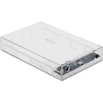 HDD/SSD-behuizing DeLOCK 42623 transparant 2,5/3,5 inch
