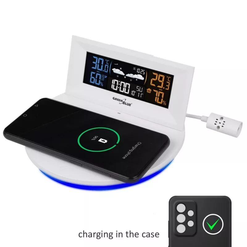 Draadloos weerstation met Qi GB213