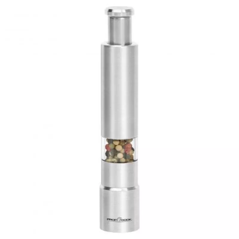 ProfiCook PC-PSM 1160 zout- en pepermolenset roestvrij staal, transparant
