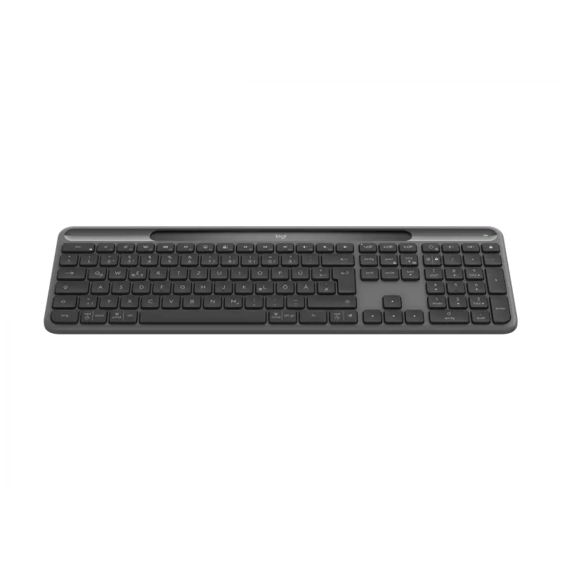 Logitech Signature Slim Solar+ K980 draadloos toetsenbord, Duitse QWERTZ, grafiet