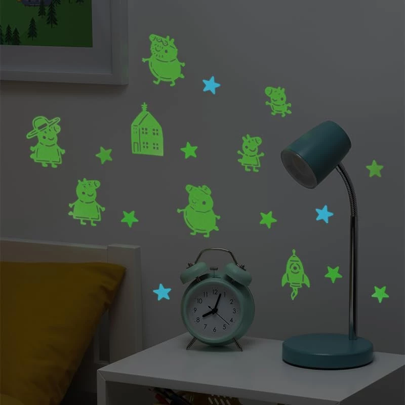 Muurstickers Hasbro Peppa Pig PP13870PP Glow in the Dark Stars