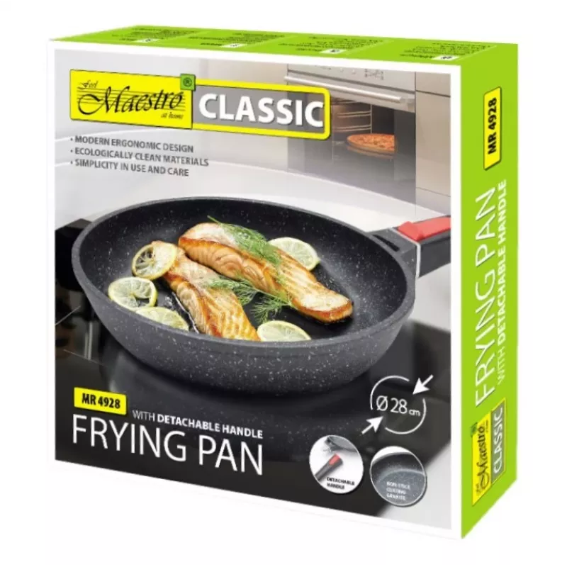 Feel-Maestro MR-4928 koekenpan wok/wokpan rond