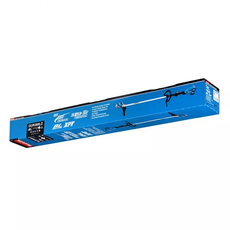 Makita DUR368LZ bosmaaier/draadtrimmer 35 cm accu zwart, blauw