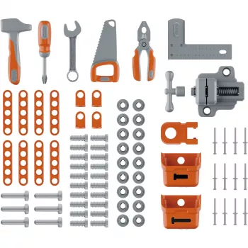 Kinder-speelwerkbank SMOBY Black & Decker model 2025 met gereedschap en accessoires