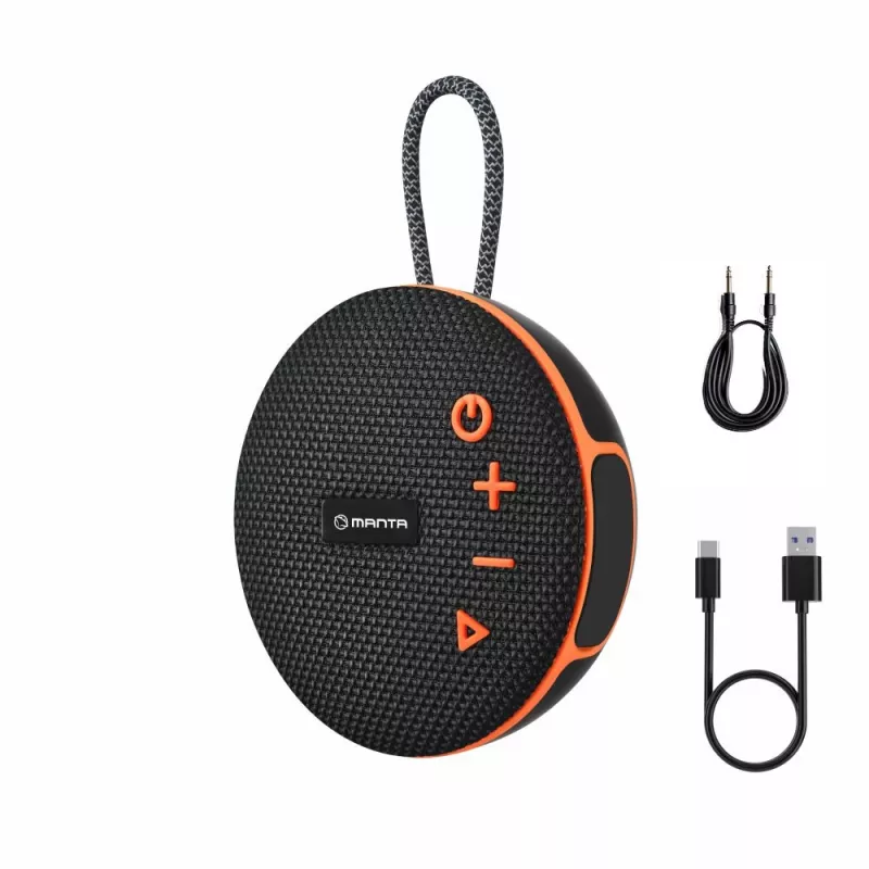 Draagbare luidspreker Manta SPK02GO, Zwart