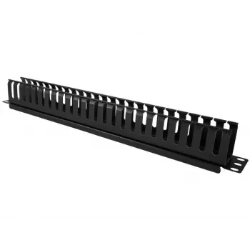 Kabelbox Alantec PK008 wandorganizer 1U zwart metaal/kunststof