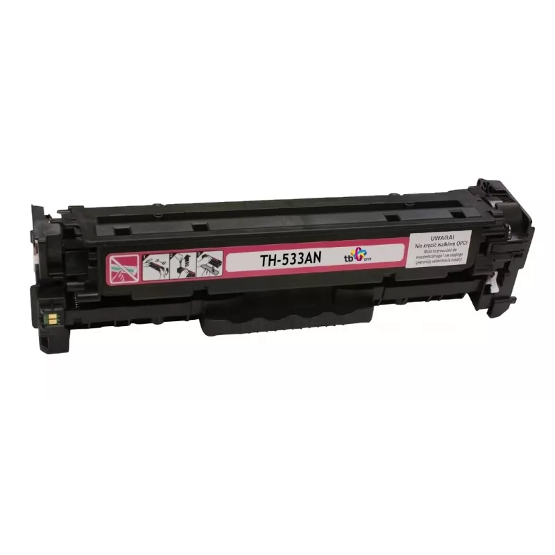 Toner TB compatibel met HP CC533A, 100% nieuw, magenta