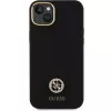 GUESS | GUHCP15M4DGPK | Backcover | Apple | iPhone 15 Plus/14 Plus | TPU, siliconen, microvezel | zwart
