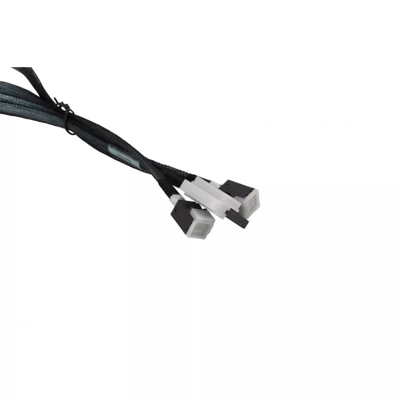 SAS-kabel Supermicro CBL-SAST-0826 Slimline SAS naar 2x MiniSAS 0,7 m zwart