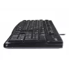 K120 bedraad toetsenbord, bedraad, USB, QWERTZ, zwart