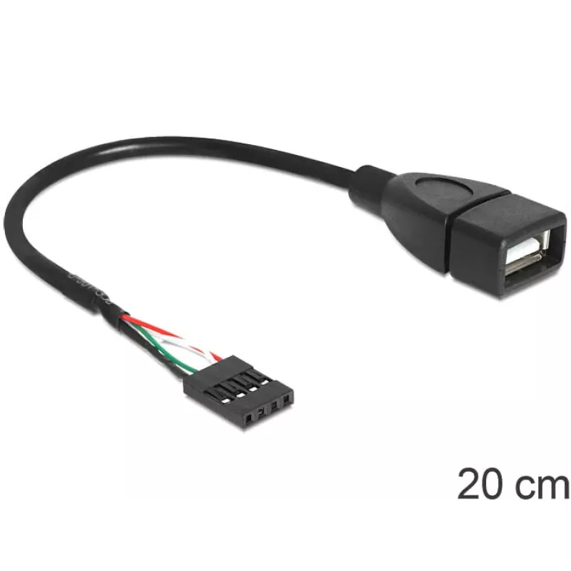 Delock kabel USB pinheaderbus > USB 2.0 Type-A bus 20 cm (83291)