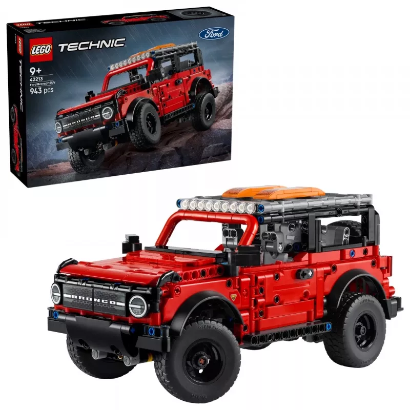 LEGO Technic constructieset Ford Bronco Off-Roader 4x4 model 42213 — 943 onderdelen, leeftijd 9+