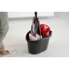 VILEDA wismop Ultramax XL Box — wasbare microvezel-360°-draaikop, opvouwbaar, voor harde vloeren