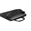 Laptoptas DEFENDER Lite 39,6 cm (15,6 inch) zwart/grijs, polyester, rits, draaggreep, afneembare schouderriem