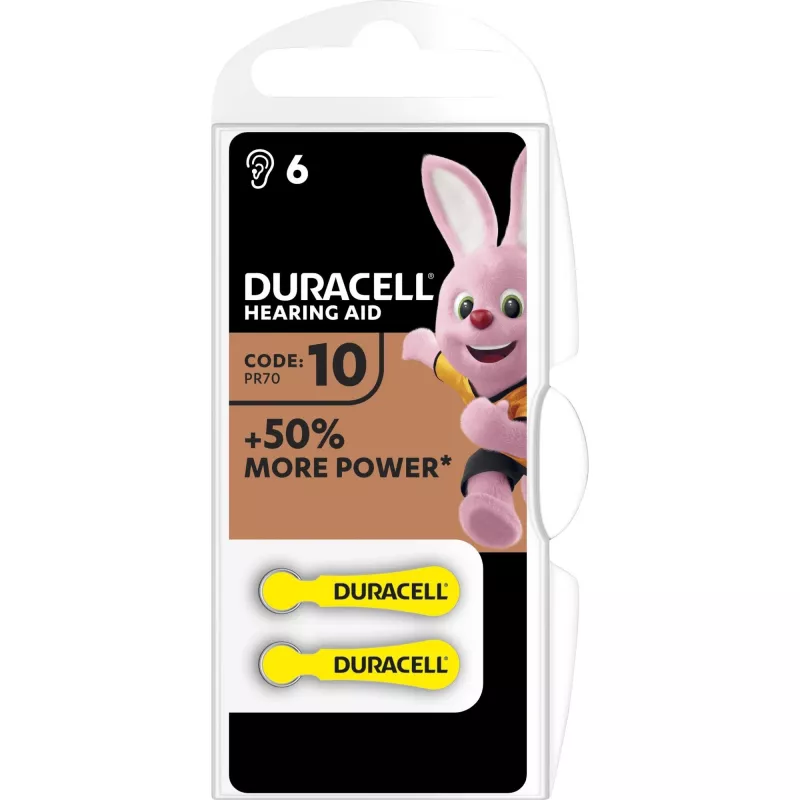 Wegwerpbatterij Duracell DA10