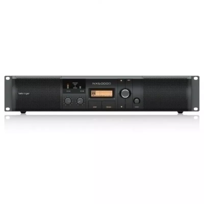Behringer NX6000D audioversterker 2.0 kanalen home zwart