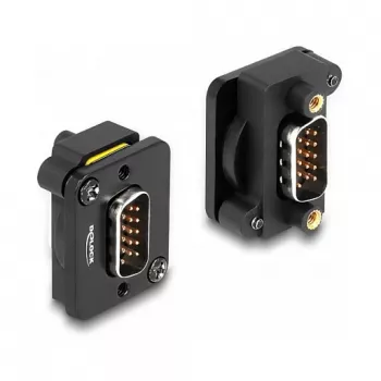 DeLOCK D-type module VGA stekker naar stekker zwart 31 mm x 25 mm x 16 mm