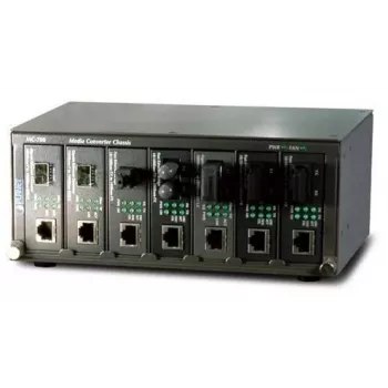 Netwerk-mediaconverter PLANET MC-700 Zwart