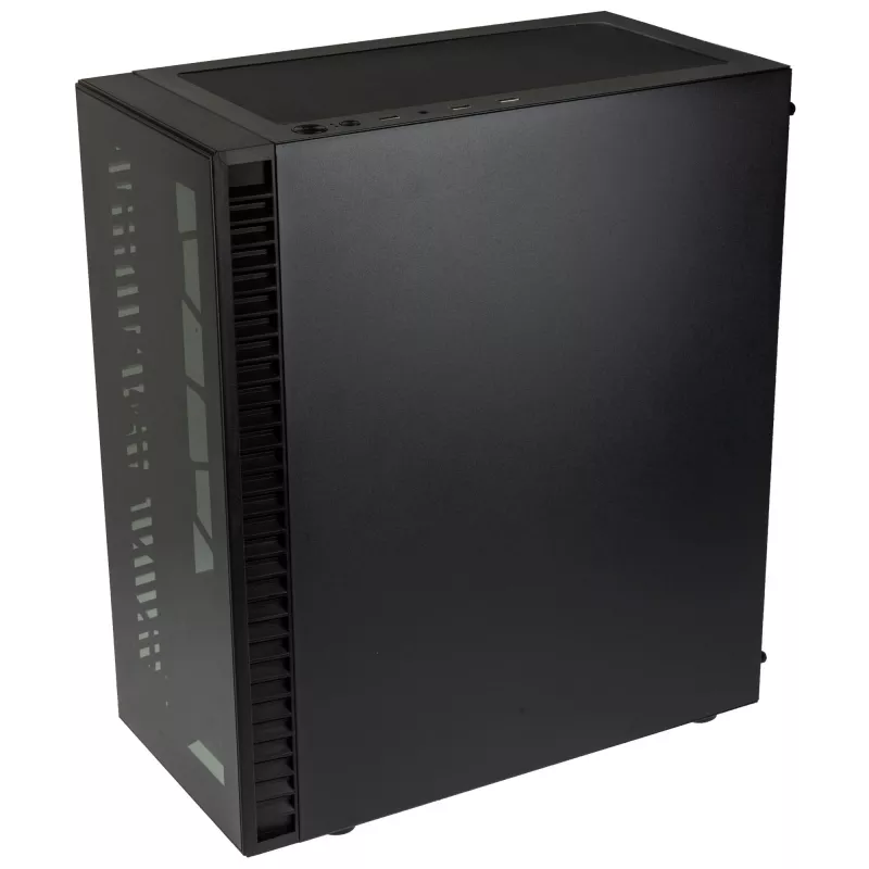 Computerbehuizing Kolink Observatory HF Glass Core midi-tower – zwart