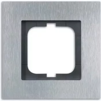 Busch-Jaeger 1721-860 afdekking/schakelaarafdekking zilver (2CKA001754A4254)