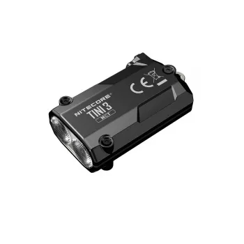 Sleutelhangerzaklamp Nitecore TINI3 zwart 600 lm USB oplaadbaar
