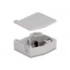 DeLOCK DIN-railadapter RJ45-bus naar RJ45-bus Cat.6A grijs
