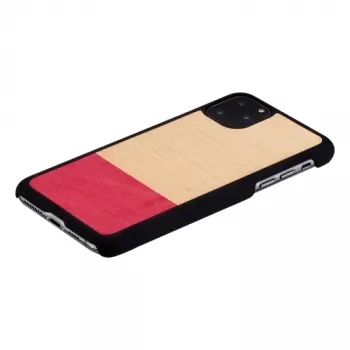 Smartphonehoesje man and wood voor iPhone 11 Pro Max — zwarte hoes