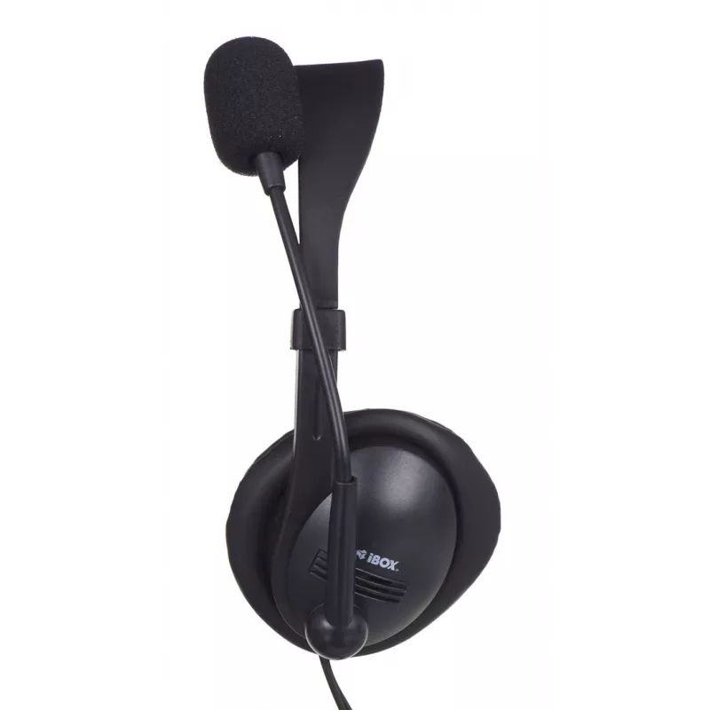 Bedrade binaurale gaming-headset IBOX W1MV — over-ear, 3,5 mm, 2 m kabel, beugelmicrofoon