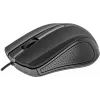 USB-kabelmuis, 3 knoppen, rubberachtig oppervlak, 1000 DPI