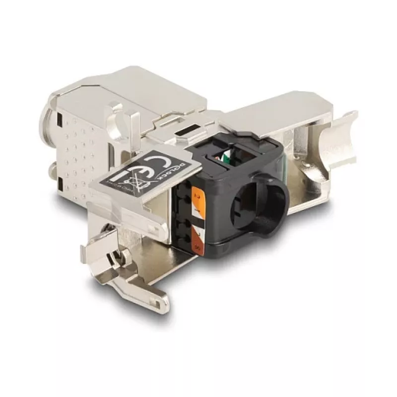 Netwerkkabel-koppelaar DeLOCK 88198 LSA naar LSA Cat.6A STP 31,6 mm roestvrij staal