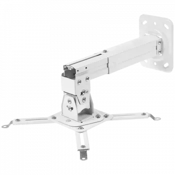 Plafond-/muurprojectorhouder ONKRON K3A — wit, max. draaglast 10 kg, 130×390×102 mm