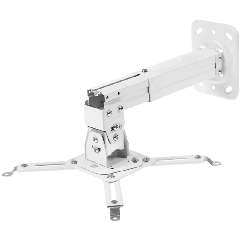 Plafond-/muurprojectorhouder ONKRON K3A — wit, max. draaglast 10 kg, 130×390×102 mm