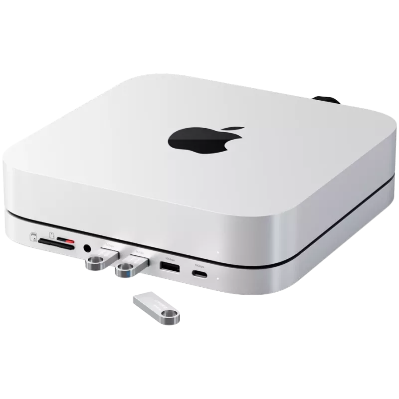 Laptop-dock Satechi ST-GMMSHS bedraad USB 3.2 Gen 2 Type-C wit