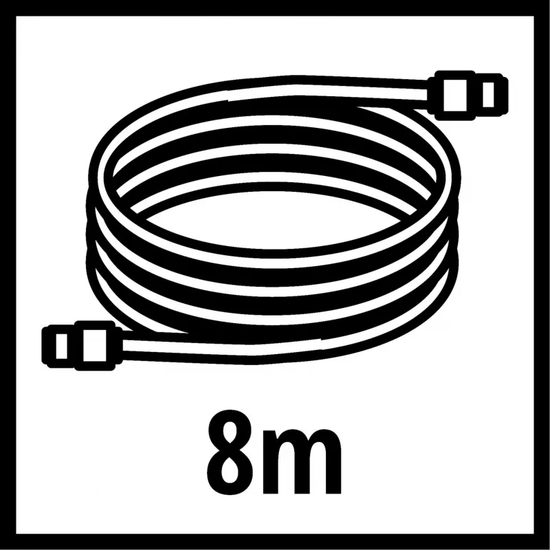 Spiraalslang 4139420, persluchtslang rood, 8 meter
