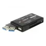 DeLOCK SuperSpeed USB-kaartlezer CF SD Micro SD MS M2 xD 5 Gbps