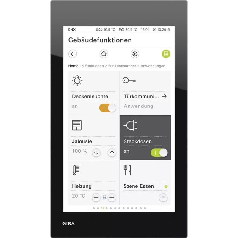 GIRA 206905 video-intercom 15,2 cm (6) zwart